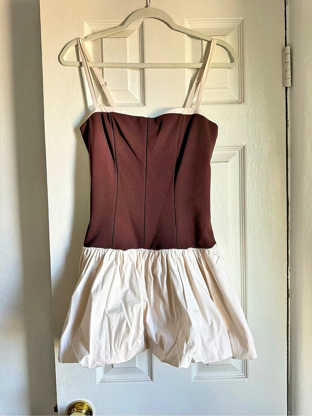 Show Me Your Mumu Beverly Bubble Dress Color Block Mini Dress